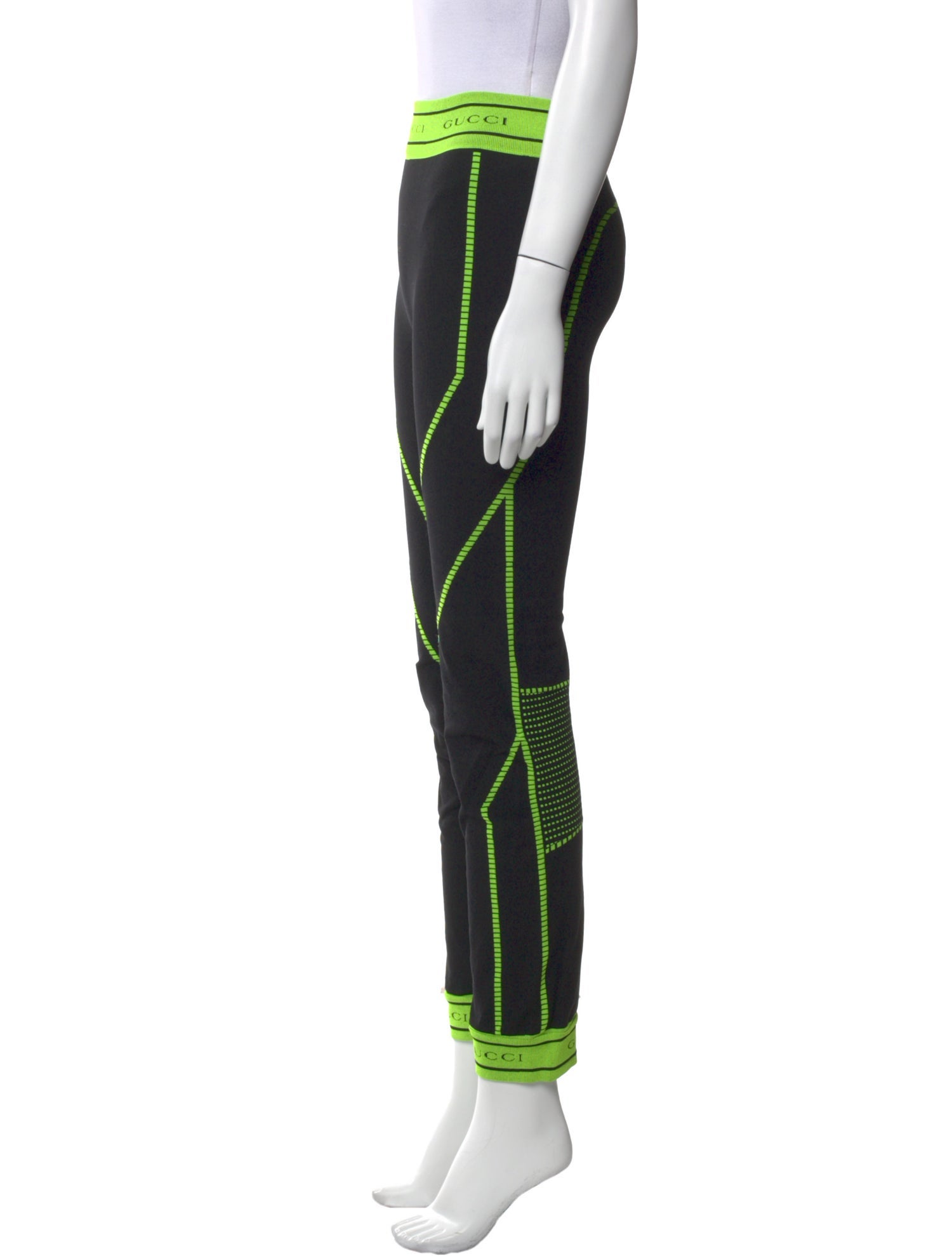 Gucci Striped Skinny Leg Pants