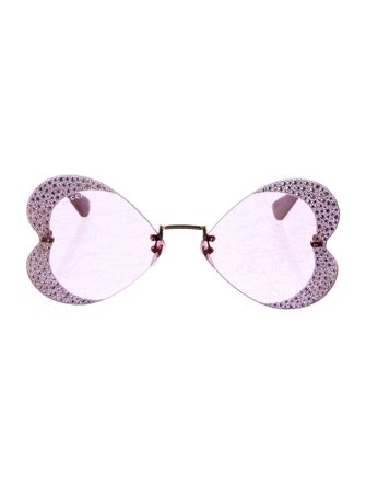 Gucci Cat-Eye Tinted Sunglasses