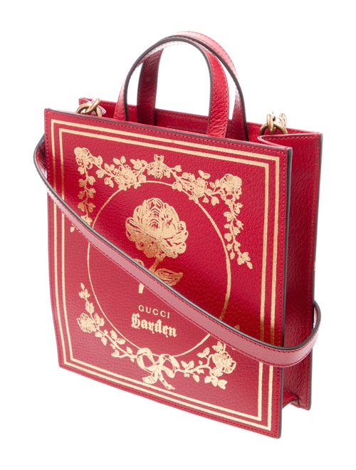 Gucci Garden Leather Top Handle Bag