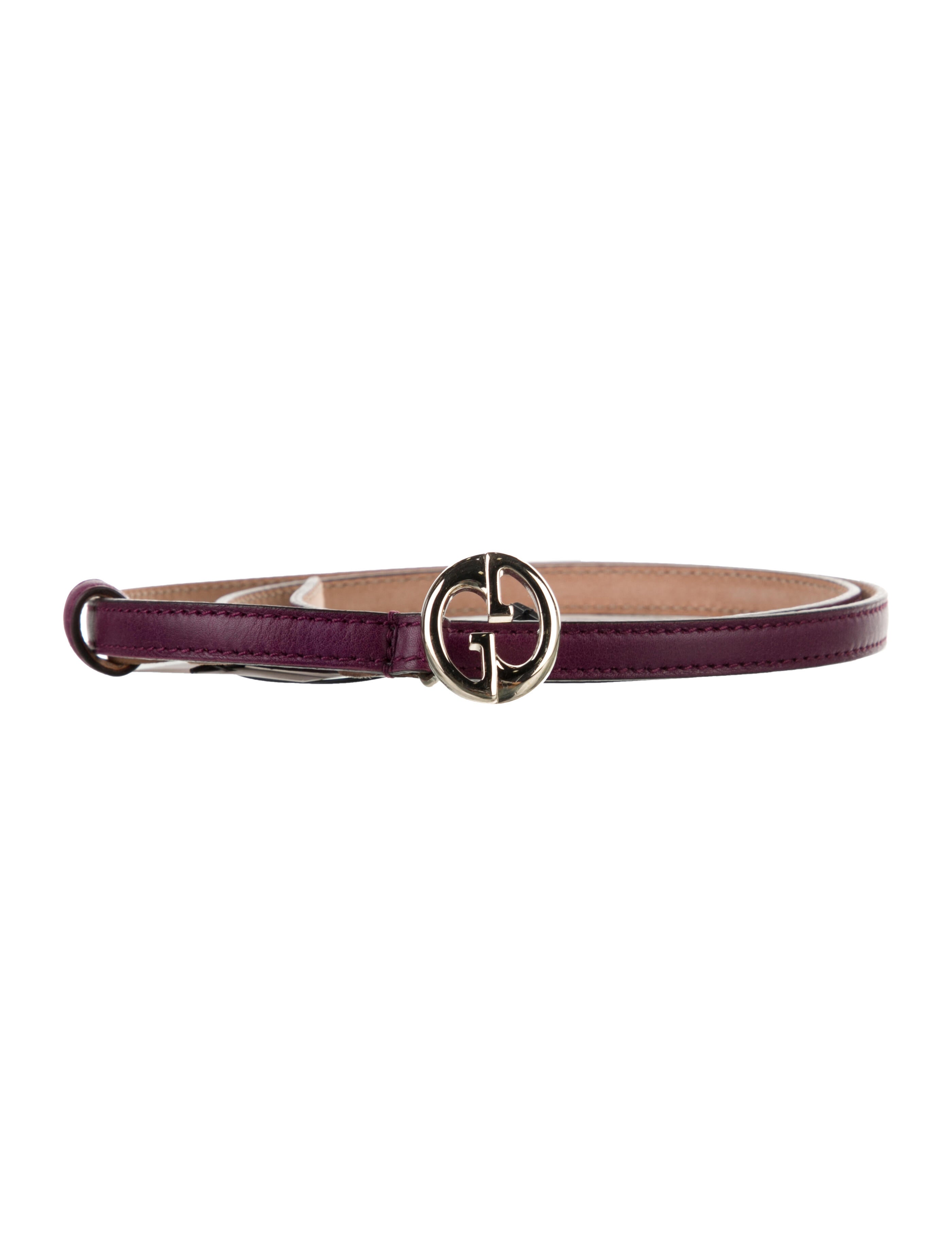 Gucci Skinny Leather Belt
