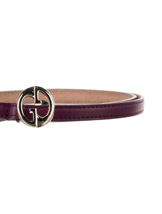 Gucci Skinny Leather Belt