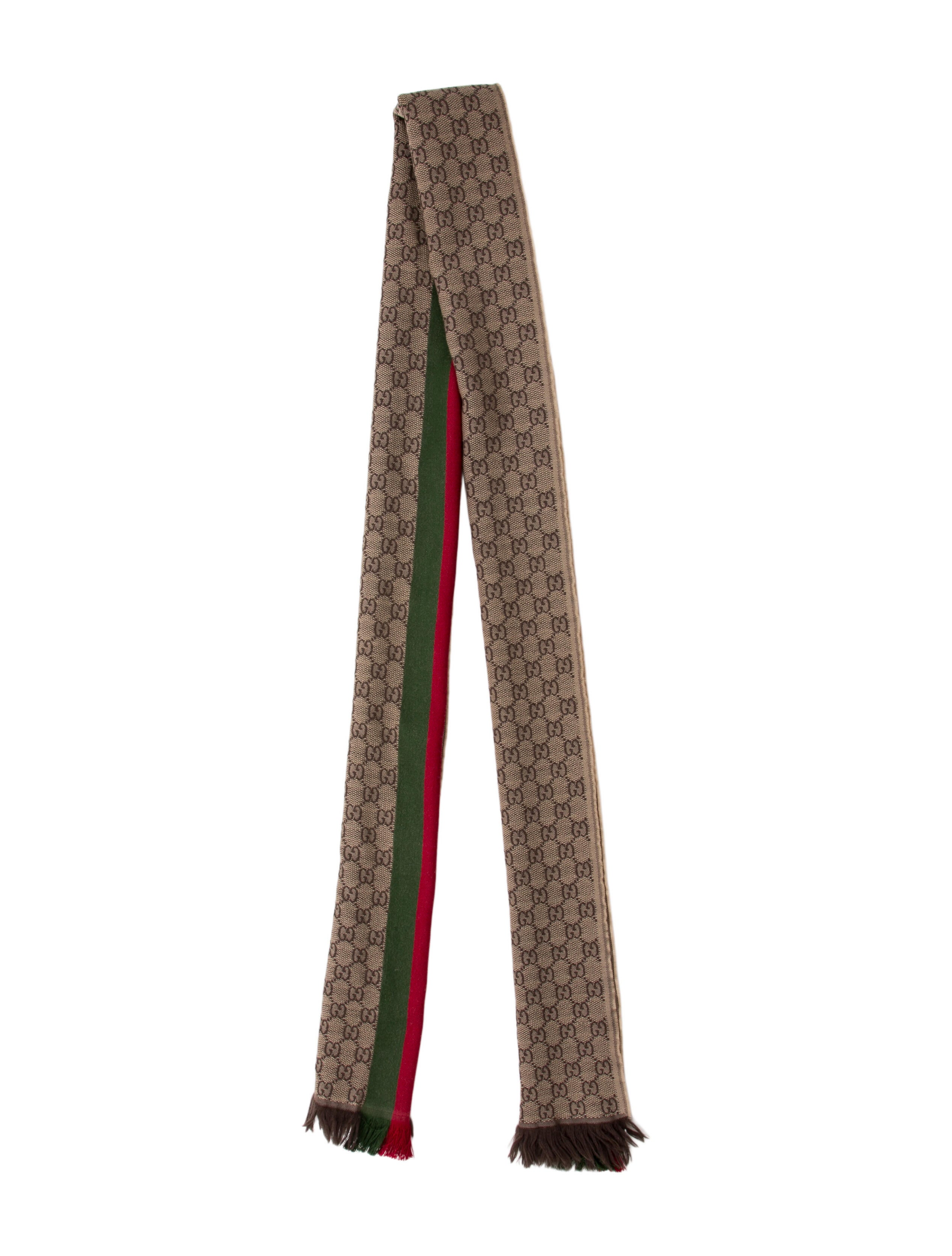 Gucci Wool GG Logo Scarf