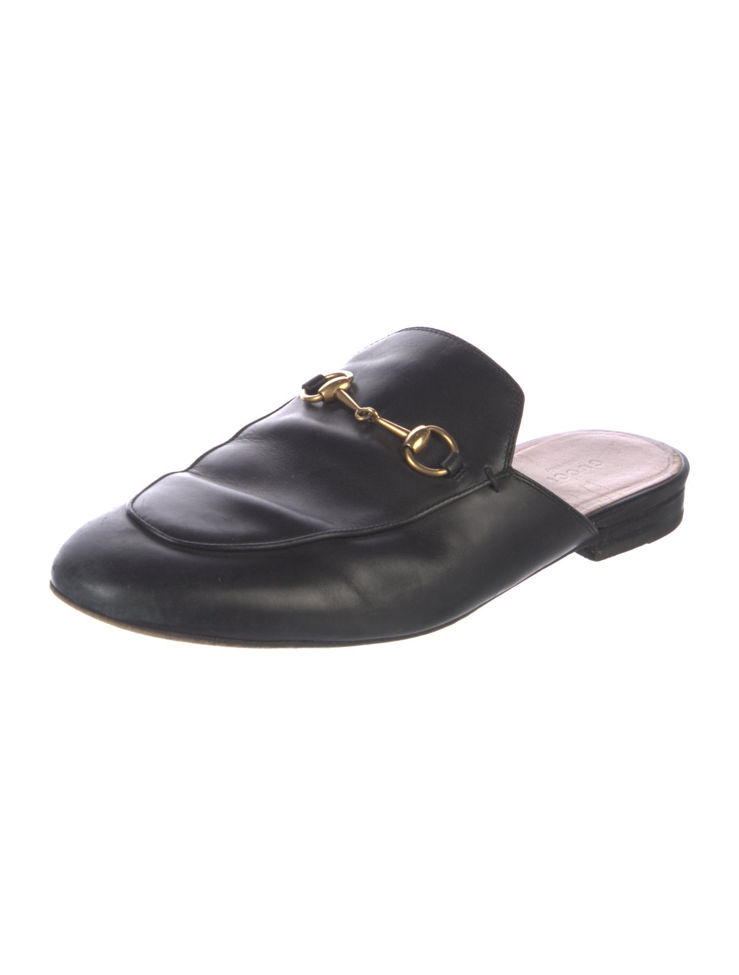 Gucci 1955 Horsebit Accent Leather Mules