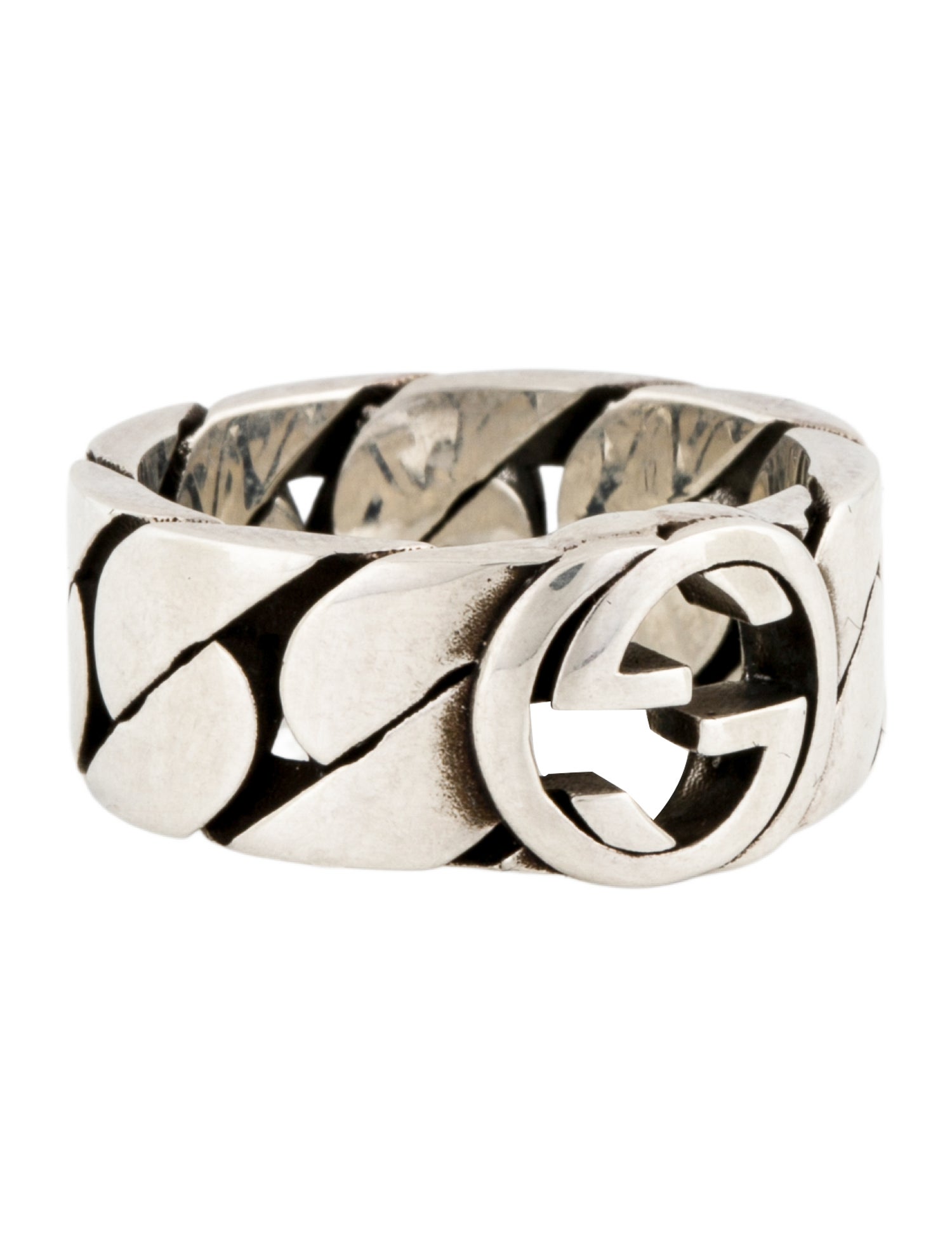 Gucci Interlocking G Chain Ring