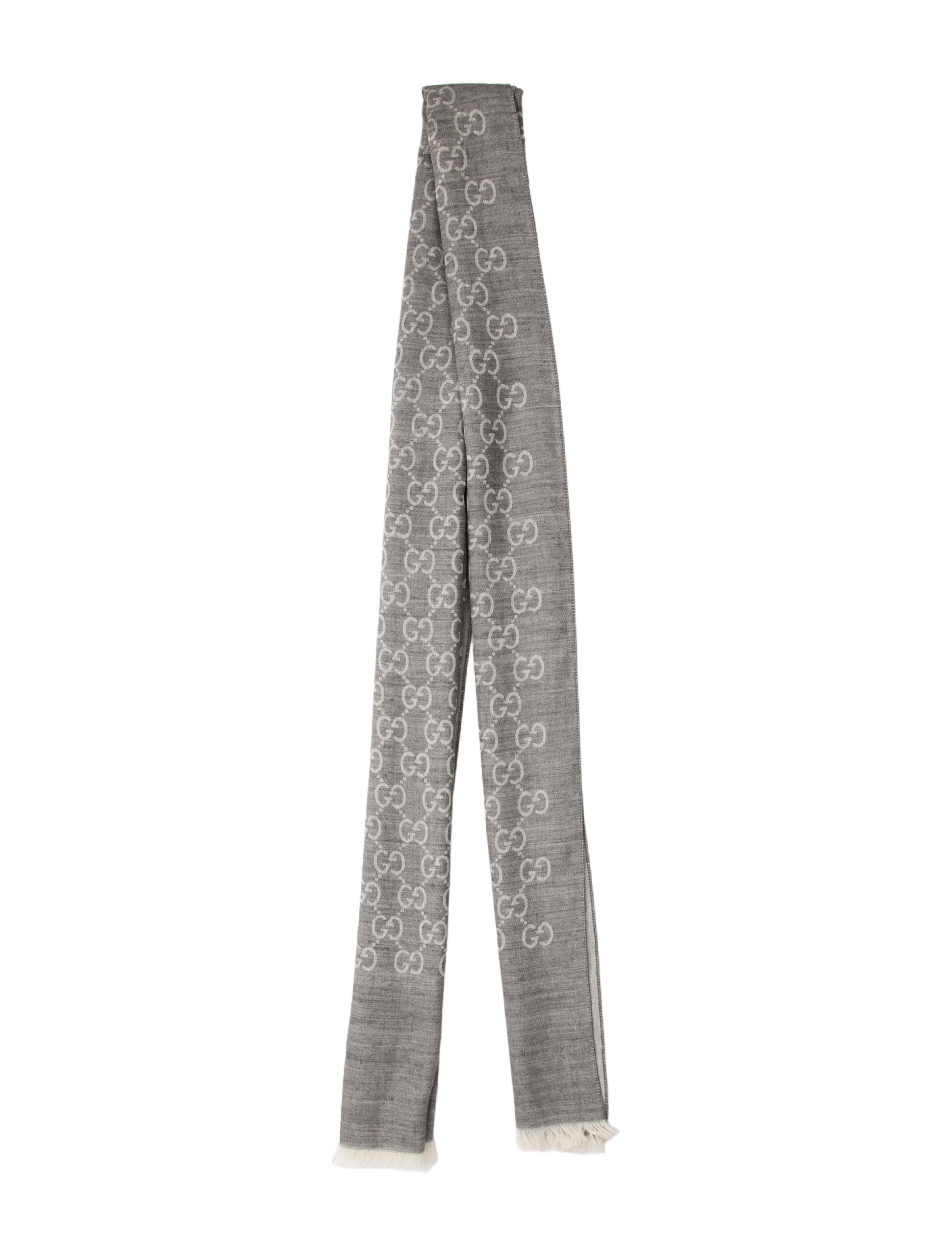 Gucci Wool GG Logo Stole