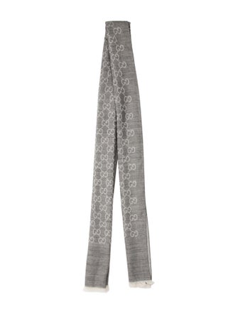 Gucci Wool GG Logo Stole