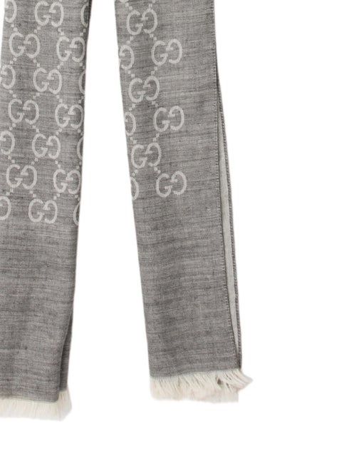 Gucci Wool GG Logo Stole