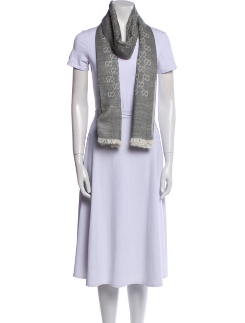 Gucci Wool GG Logo Stole