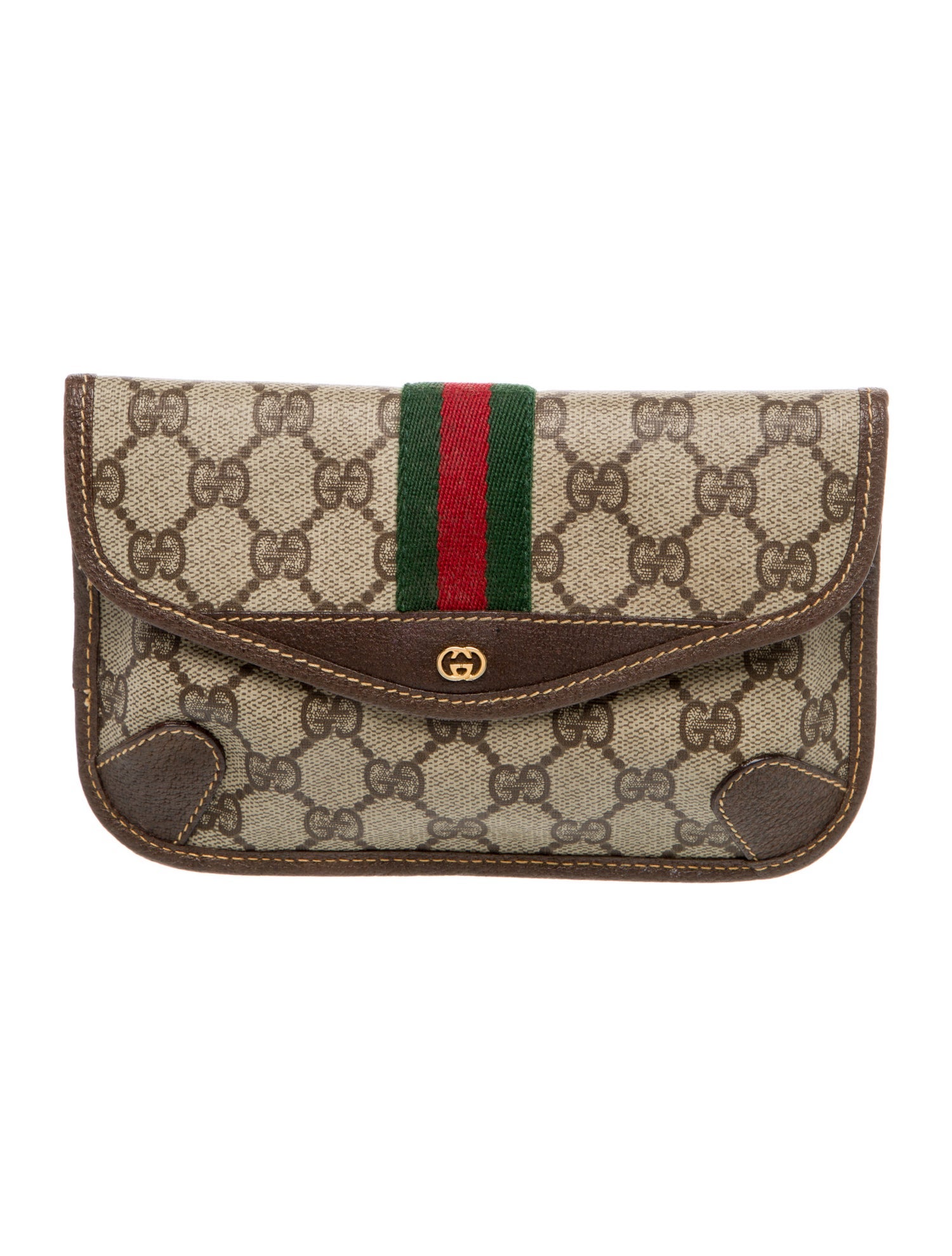 Gucci GG Supreme Clutch