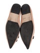 Gucci Bee Accent Leather Ballet Flats