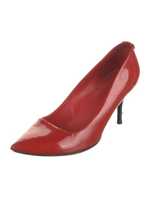 Gucci Interlocking G Logo Patent Leather Pumps
