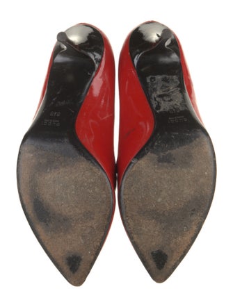 Gucci Interlocking G Logo Patent Leather Pumps