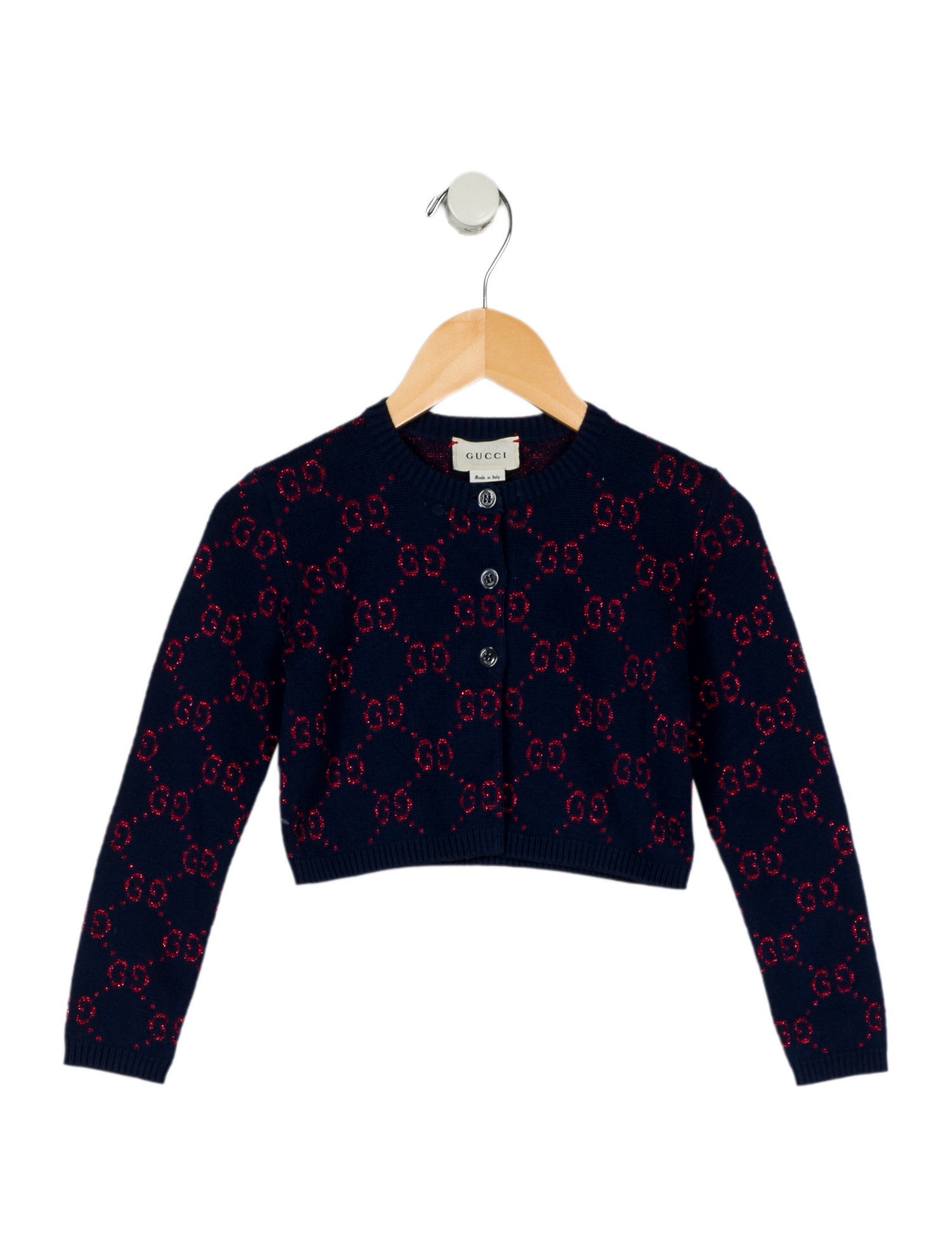 Gucci Toddler Girls' Patterned Knit Cardigan