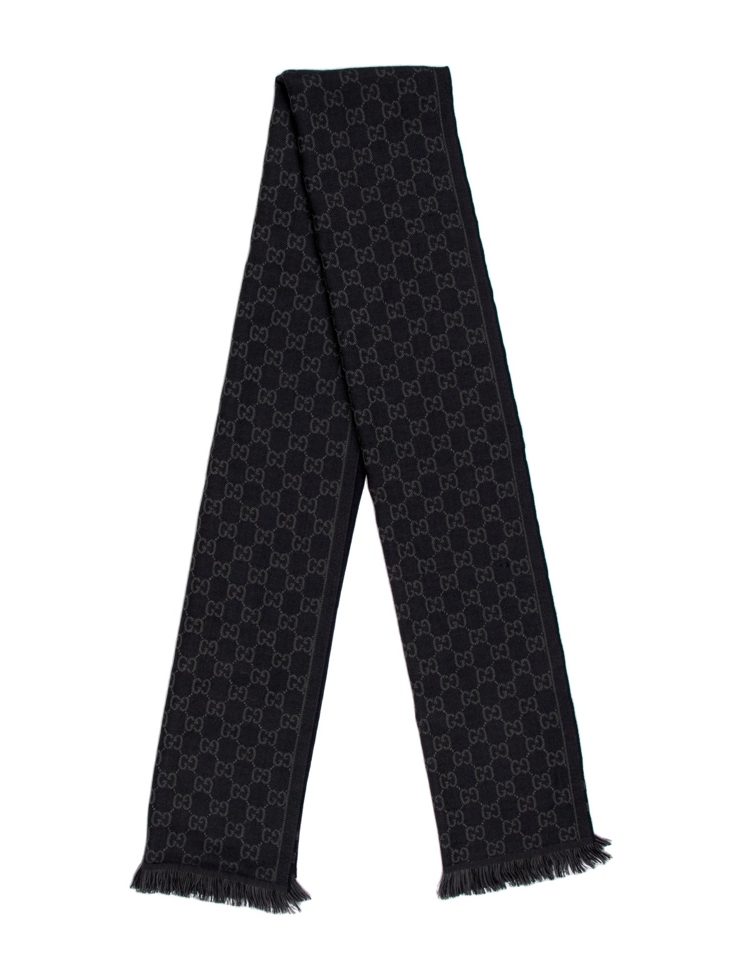 Gucci Wool GG Logo Scarf