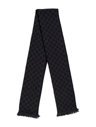 Gucci Wool GG Logo Scarf