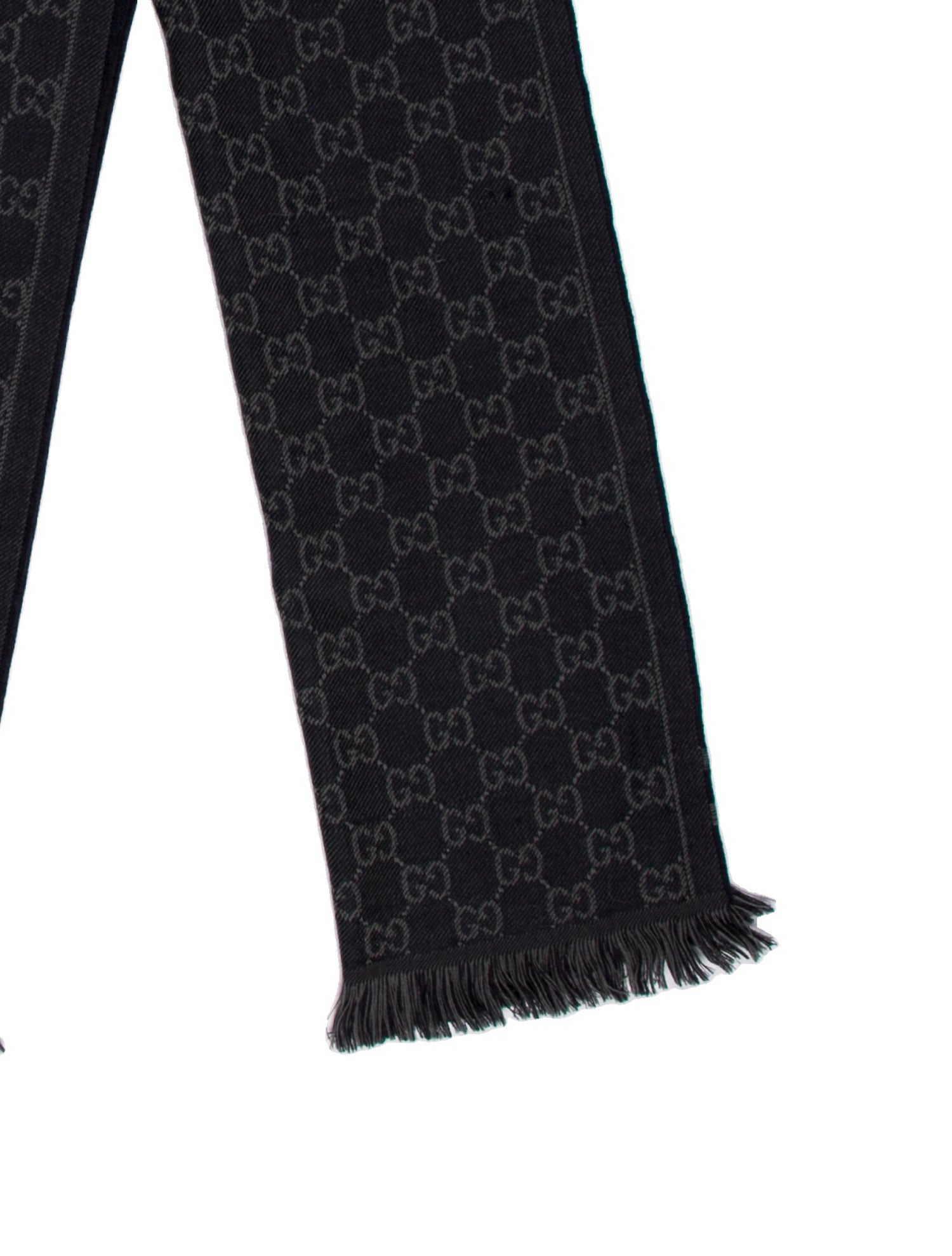 Gucci Wool GG Logo Scarf