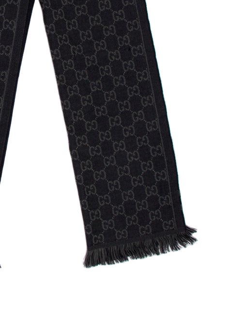 Gucci Wool GG Logo Scarf