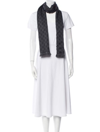 Gucci Wool GG Logo Scarf