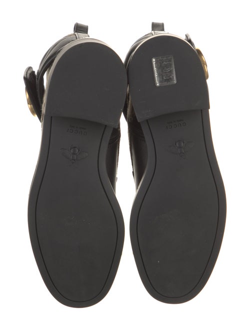 Gucci GG Canvas Leather Moto Boots