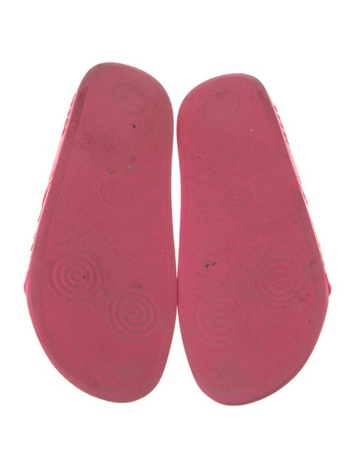 Gucci Flora Print Canvas Slides