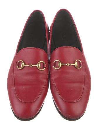 Gucci Horsebit Accent Leather Loafers