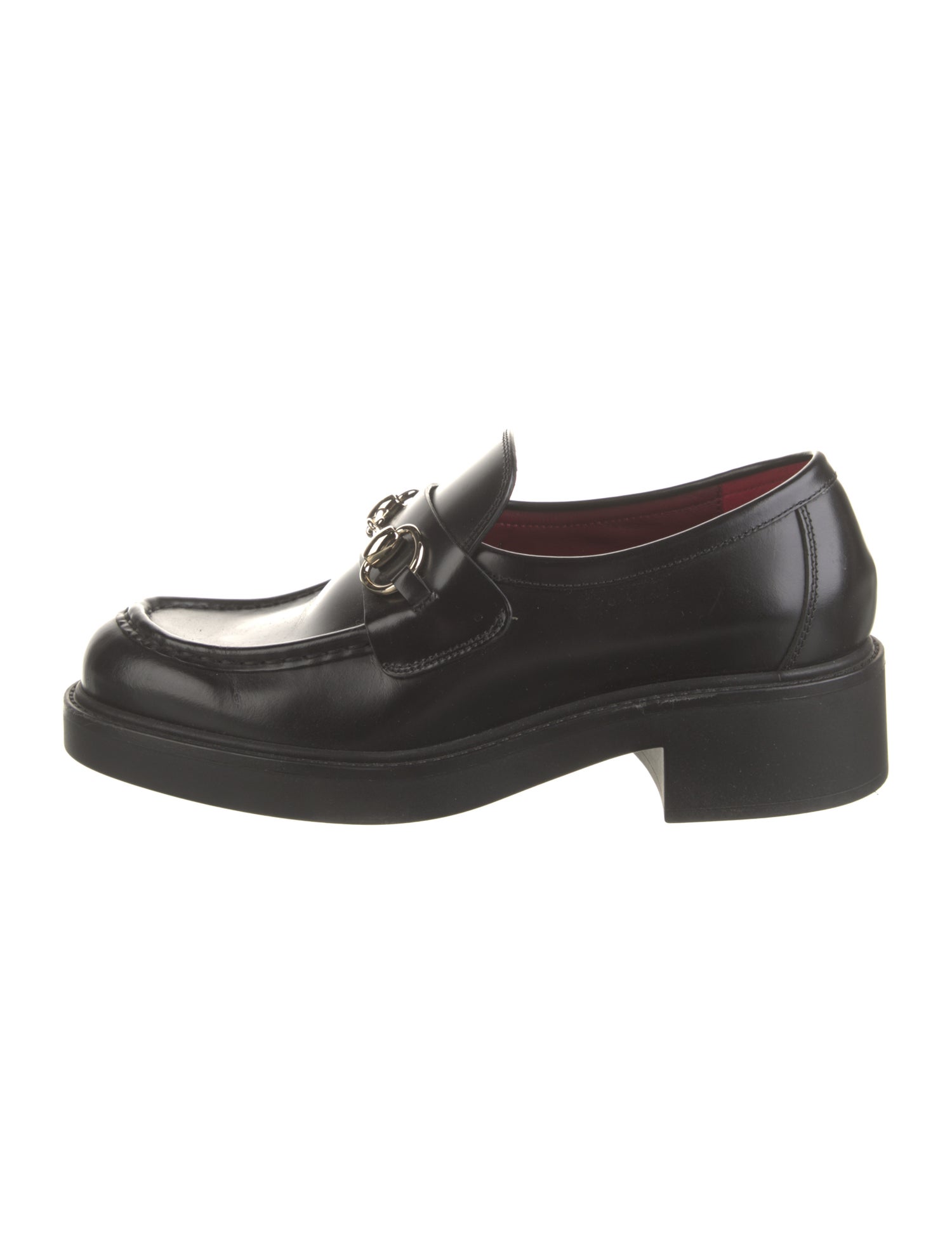 Gucci 1955 Horsebit Accent Leather Loafers
