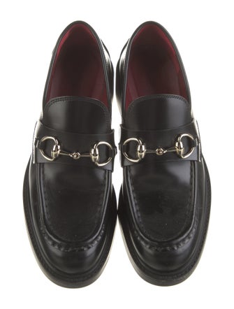 Gucci 1955 Horsebit Accent Leather Loafers