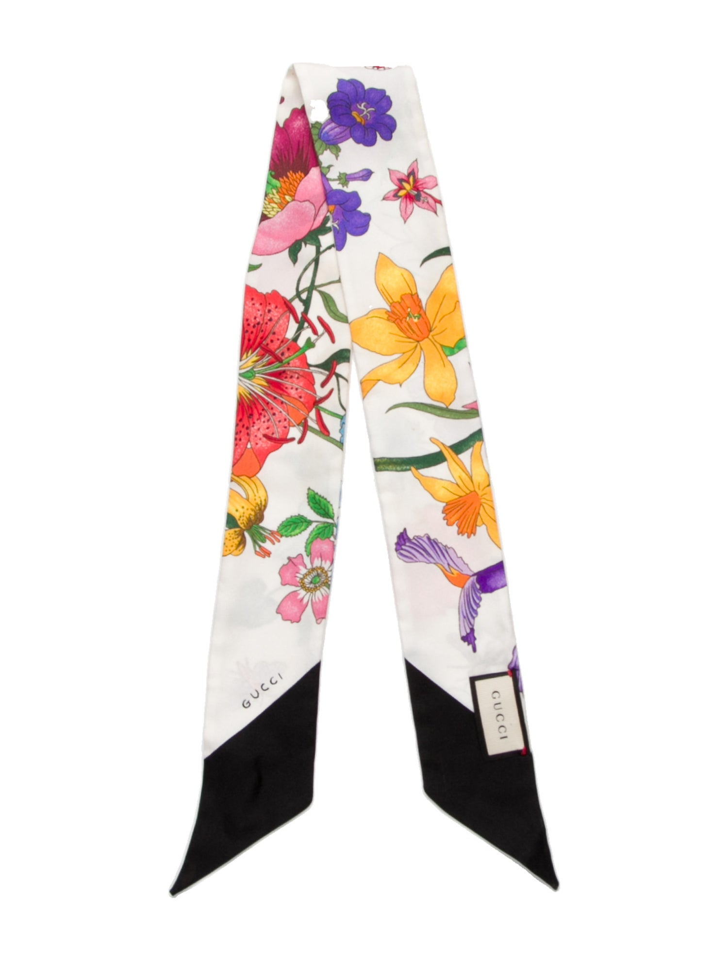 Gucci Silk Blooms Print Scarf