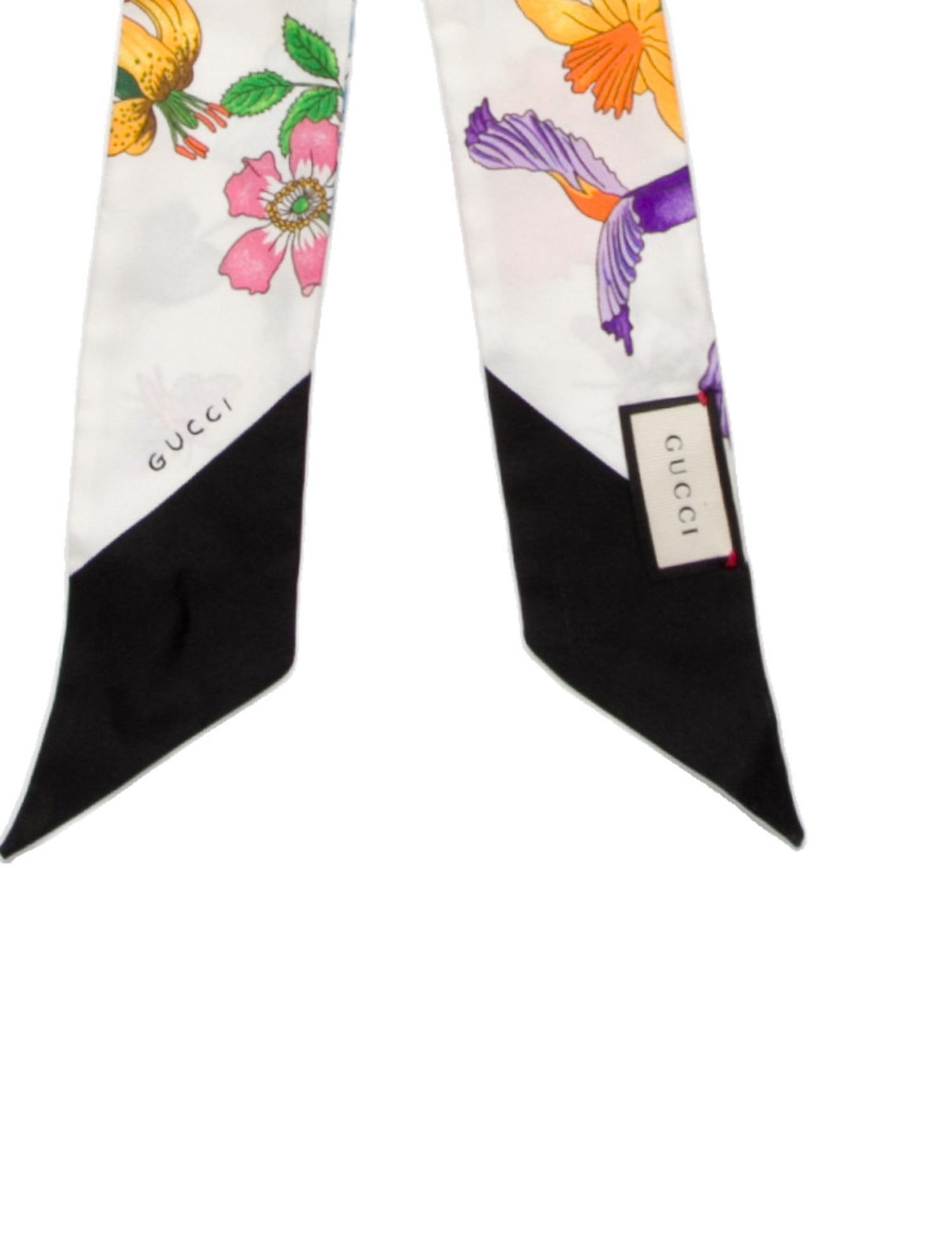 Gucci Silk Blooms Print Scarf