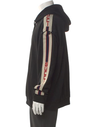 Gucci Sylvie Web Accent Crew Neck Hoodie