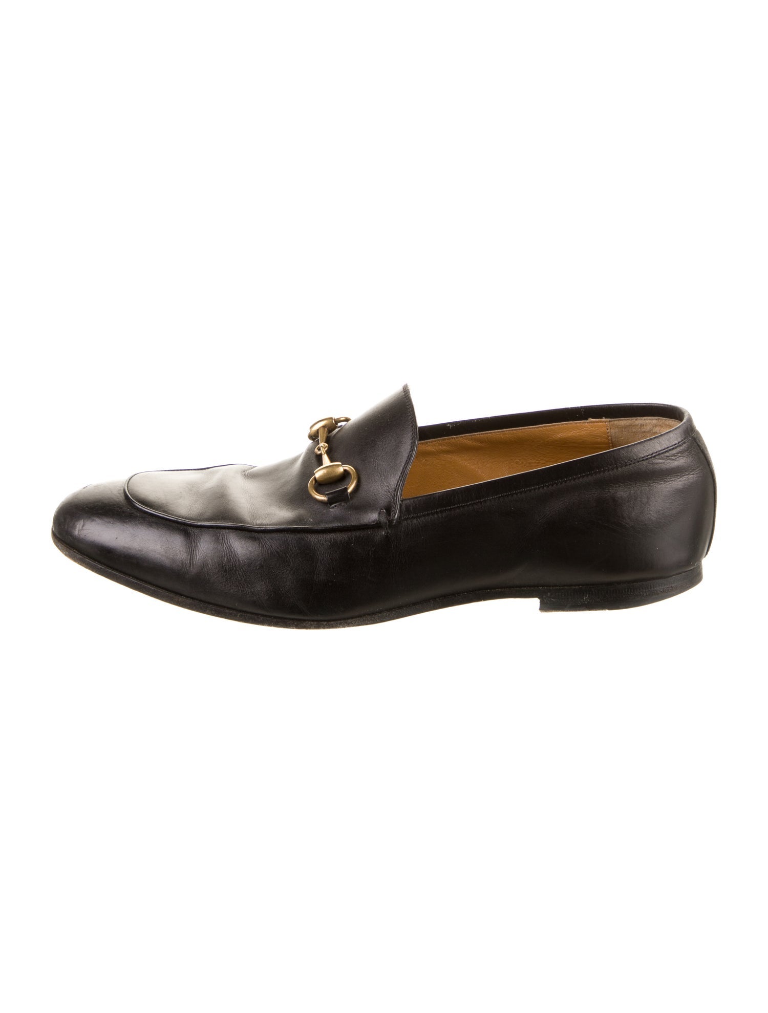 Gucci Horsebit Accent Leather Loafers