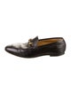 Gucci Horsebit Accent Leather Loafers