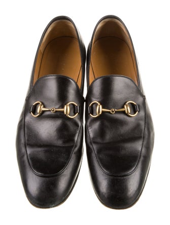 Gucci Horsebit Accent Leather Loafers