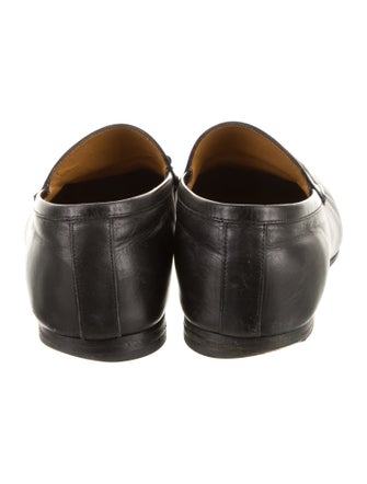 Gucci Horsebit Accent Leather Loafers