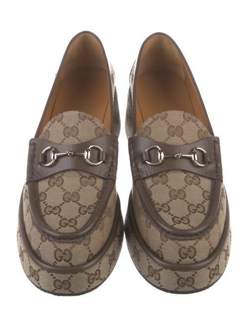 Gucci GG Canvas Canvas Loafers