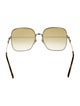 Gucci Oversize Gradient Sunglasses
