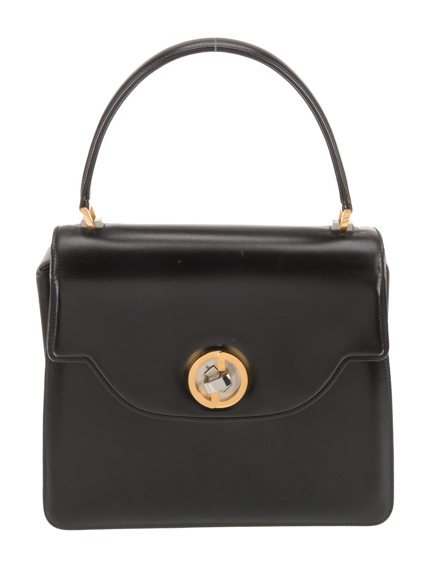 Gucci Patent Leather Top Handle Bag