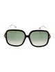 Gucci Square Tinted Sunglasses