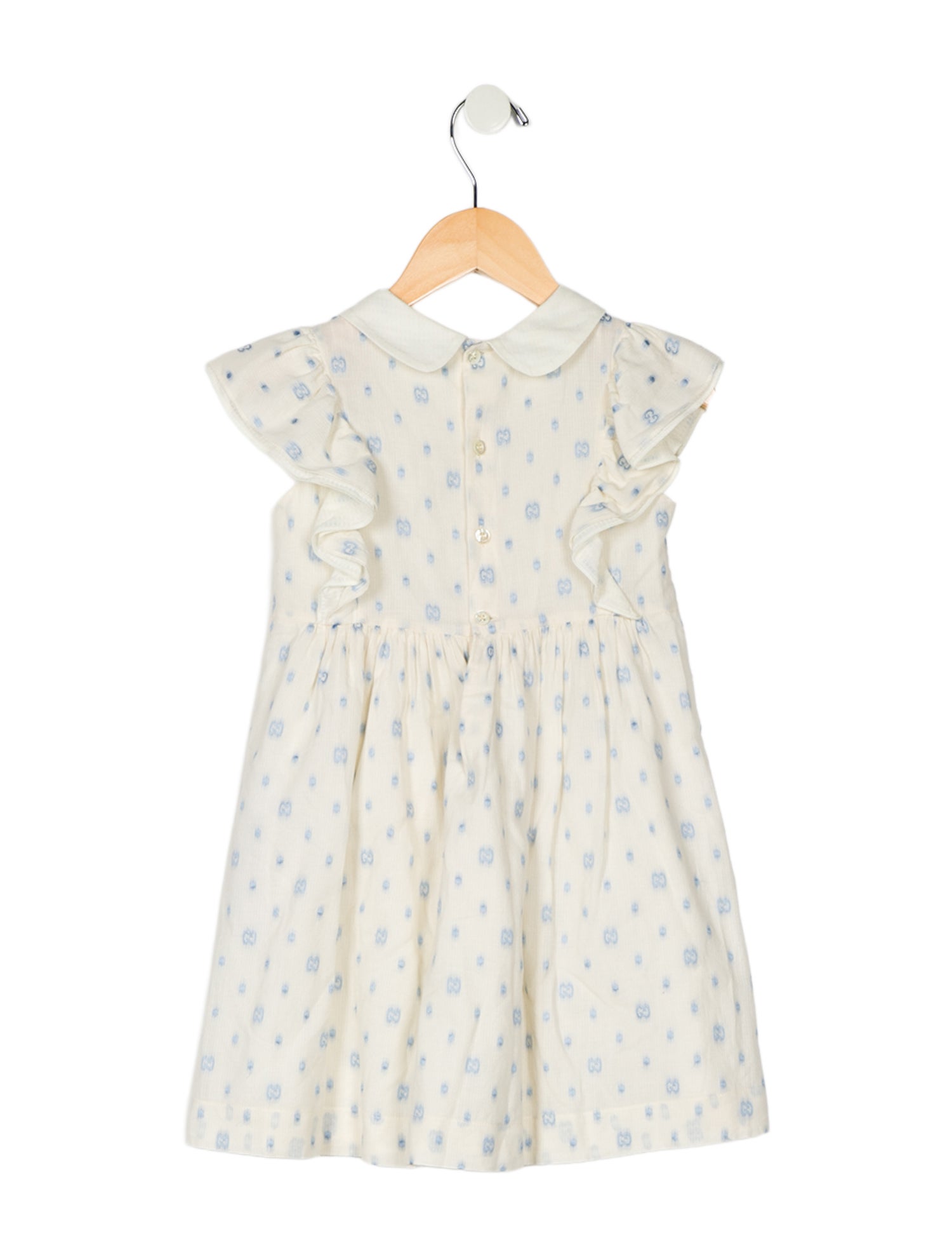 Gucci Girls' Casual Patterned Short Sleeve Dress