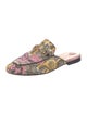 Gucci Horsebit Accent Printed Mules