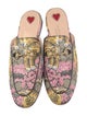 Gucci Horsebit Accent Printed Mules