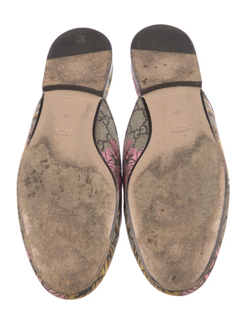 Gucci Horsebit Accent Printed Mules