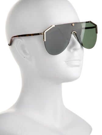 Gucci Shield Tinted Sunglasses