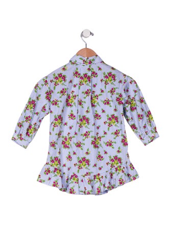 Gucci Toddler Girls' Patterned Long Sleeve Dress