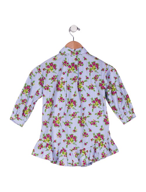 Gucci Toddler Girls' Patterned Long Sleeve Dress
