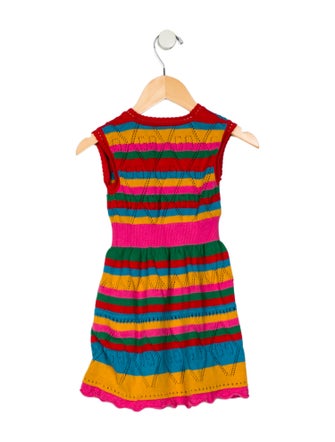Gucci Toddler Girls' Patterned Sleeveless Knit Dress