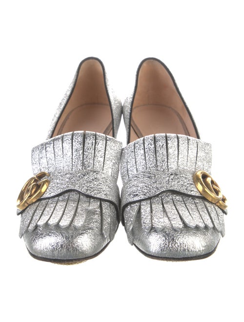 Gucci Double G Logo Leather Pumps