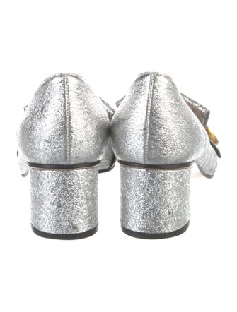 Gucci Double G Logo Leather Pumps