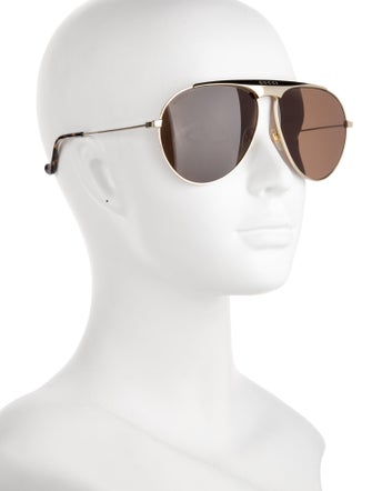 Gucci Aviator Tinted Sunglasses