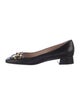 Gucci Horsebit Accent Leather Pumps